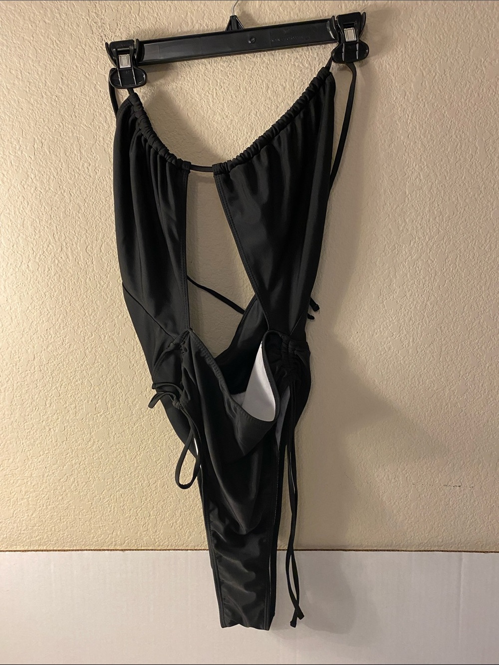 Cupshe Black Cutout One-Piece Swimsuit